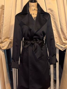 🥂TALBOTS🥂SATIN EVENING TRENCH COAT🥂